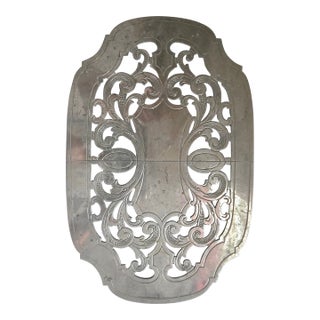 Antique “Means Best” Silverplate Trivet by Manning-Bowman, Meriden Ct, Circa 1910 For Sale