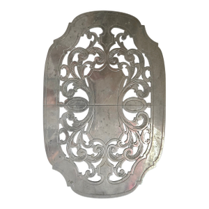Antique “Means Best” Silverplate Trivet by Manning-Bowman, Meriden Ct, Circa 1910