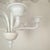 Metal 1970s Attributed to Venini White Murano Glass Chandelier For Sale - Image 7 of 11