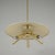 1950s Brass Dome 5-Light Pendant, Italy, 1950s For Sale - Image 5 of 15
