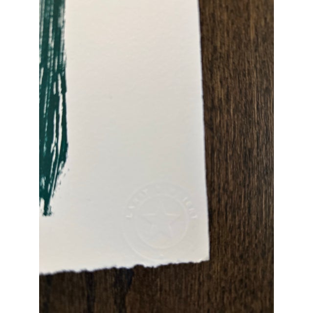 Artist: Michael Steiner Original silkscreen print Signed and marked "AP" in pencil Stamped for authenticity with date (1979)