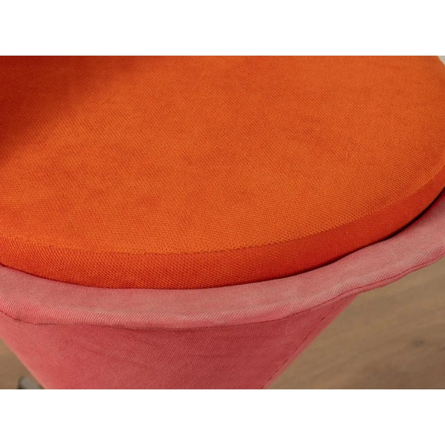 Red Cone Chairs by Verner Panton for Nehl Küchen, 1950s, Set of 2 For Sale - Image 10 of 12