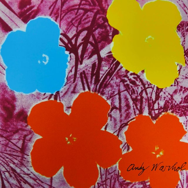 Andy Warhol "Flowers" Limited Edition Lithograph by CMOA. Limited Edition Lithograph n 171 / 500 - Numbers signed in...