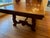 ** Last Days Available / Lowest Price ** 1990s Walnut Extendable Trestle Dining Table From the Hearst Castle Collection by Lane For Sale - Image 9 of 10