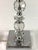 Glass 1990s Cut Crystal Diamond, and Ball Table Lamp with Chrome Base For Sale - Image 7 of 10