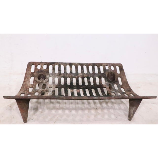 Mid 20th Century Fireplace Grate Log Holder For Sale In New York - Image 6 of 12