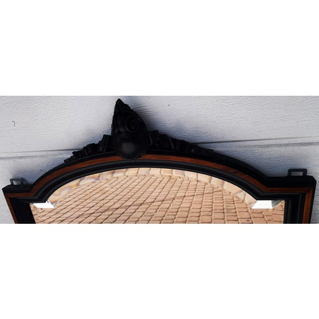 Early 20th Century Gothic Revival Monumental Mirror in Wood, 1890s For Sale - Image 11 of 18
