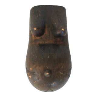 African Art Makonde Mask for Belly and Fertility Wall Art For Sale