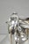 Vintage Poole Victorian Silver Plated Bulbous Footed Water Pitcher W/ Ice Lip For Sale - Image 9 of 14