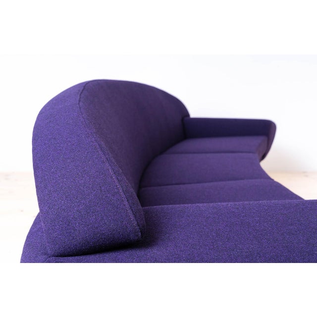 Purple Capri Sofa attributed to Johannes Andersen for Ab Trensums Fåtöljfabrik, 1950s For Sale - Image 8 of 13