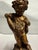 Vintage Borghese Gold-Tone Cherub Statue on Black Base For Sale In Jacksonville, FL - Image 6 of 8