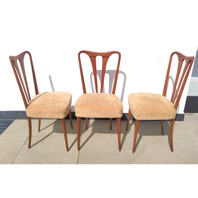 1940s Chairs in the Style of Guglielmo Ulrich, 1940s, Set of 6 For Sale - Image 5 of 9