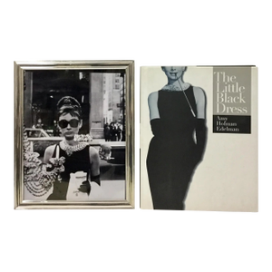 Set of Framed Photo and First Edition Book Featuring Audrey Hepburn