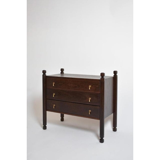 Exotic Wood Chest of Drawers, 1960s For Sale - Image 3 of 5