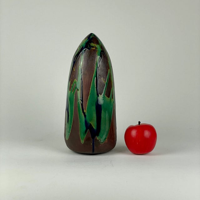 Mid-Century Modern Torpedo Design Mid-Century Modern Ceramic Sculpture For Sale - Image 3 of 8