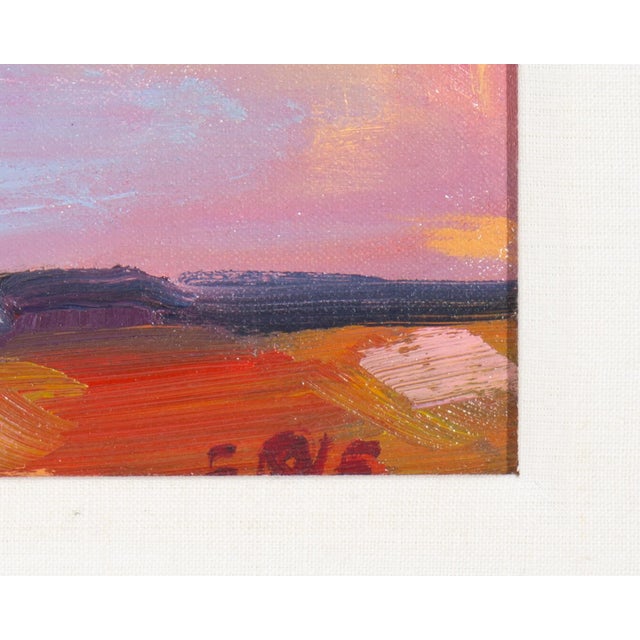Contemporary 1994 “Blue Harbor” Oil on Canvas Painting By For Sale - Image 3 of 9