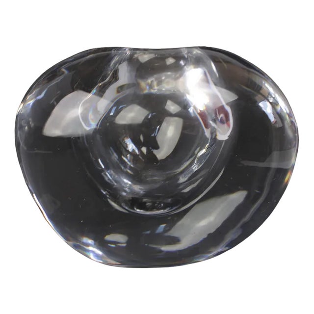 Very Heavy Glassvase, No Signature but Definitely Hand Made, 1980s For Sale