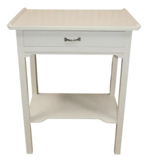Long-Legged Dresser Sewing Table with White Shelf