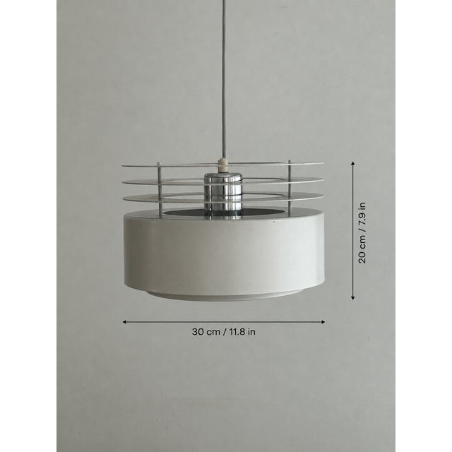 Silver Hydra II Pendant Lamp by Jo Hammerborg for Fog & Mørup, 1960s For Sale - Image 8 of 11