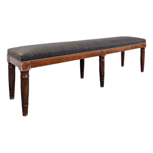 Early 19th Century Mahogany Bench For Sale
