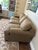 Kravet Furniture Double Size Sleep Sofa in Medium Brown Herringbone Pattern. It is in excellent condition having been...