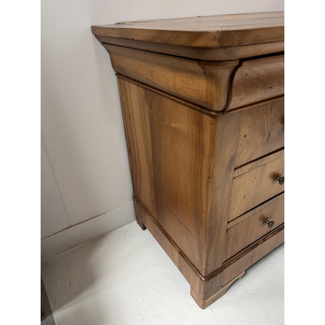 Wood Louis Philippe Chest of Drawers in Cherrywood, 19th Century For Sale - Image 7 of 13