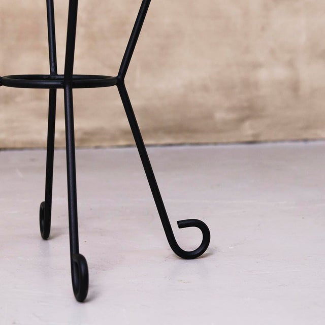 Metal Panoplie Iron Loop Side Table For Sale - Image 7 of 8