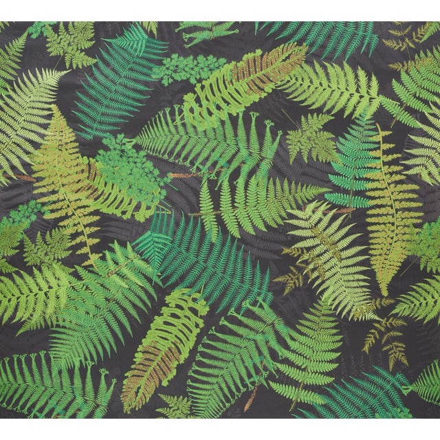 Not Yet Made - Made To Order Sample - Schumacher X Celements Ribeiro Fernarium Wallpaper in Black & White For Sale - Image 5 of 5