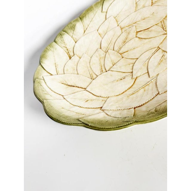 Ceramic Dish with Floral Motif, France, 1970s For Sale - Image 6 of 13