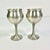 1980s Vintage Hollywood Regency Boho Chic Pewter Wine Goblets - A Pair. For Sale - Image 4 of 9