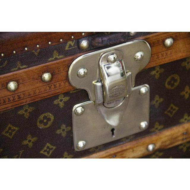 1920s Monogram Canvas Courier Trunk from Louis Vuitton, 1920s For Sale - Image 5 of 18
