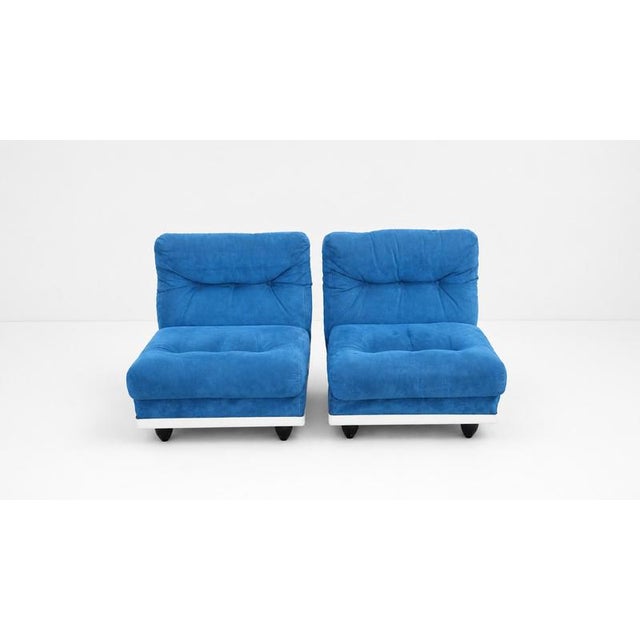 1970s Vintage Modern Italian Lounge Chairs, 1970s, Set of 2 For Sale - Image 5 of 10
