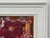 Ameryllis Study 1 - Miniature Abstract Floral Canvas Art by Contemporary Artist 2005 For Sale - Image 10 of 11