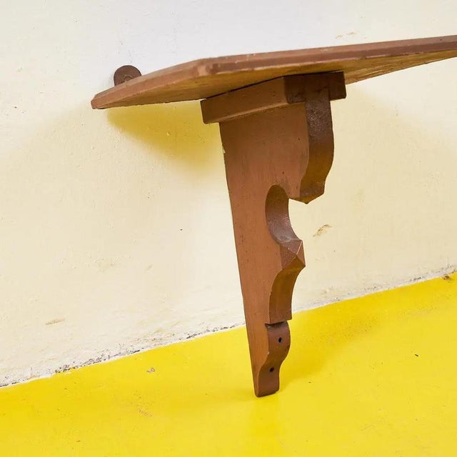 Vintage Wooden Shelf For Sale - Image 3 of 4