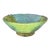 Antique Handcrafted Moroccan Ceramic Bowl With Green Hues For Sale