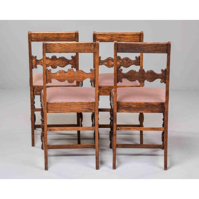 Late 19th Century Victorian English Side Chairs - Set of Four For Sale In Detroit - Image 6 of 12
