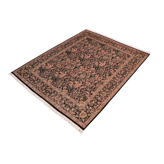 Designed with mesmerizing intricacy and gorgeous color palette, this hand-knotted masterpiece demonstrates the beauty and...