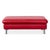 Loop Ottoman in Red Leather from Willi Schillig For Sale - Image 6 of 8