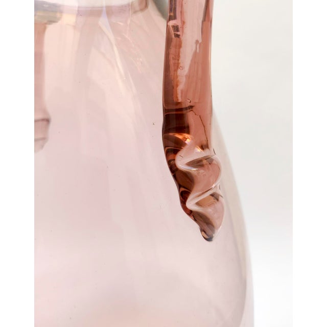 Maroon Monumental Murano Amethyst Blown Glass Vase by Vittorio Zecchin, 1930s For Sale - Image 8 of 17