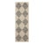 Chris Loves Julia x LoloiFrancis Beige / Charcoal 2'-6" x 7'-6" Runner Rug For Sale