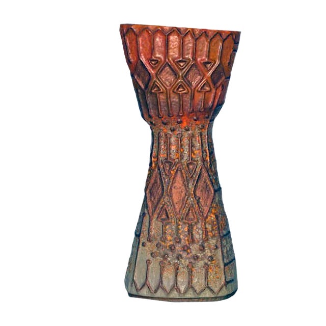 Italian Ceramic Vase from La Lucciola, 1960s For Sale