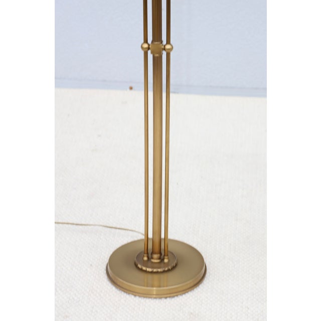 Mid-Century Modern 1980's Italian Torchiere Brass Floor Lamps For Sale - Image 3 of 18