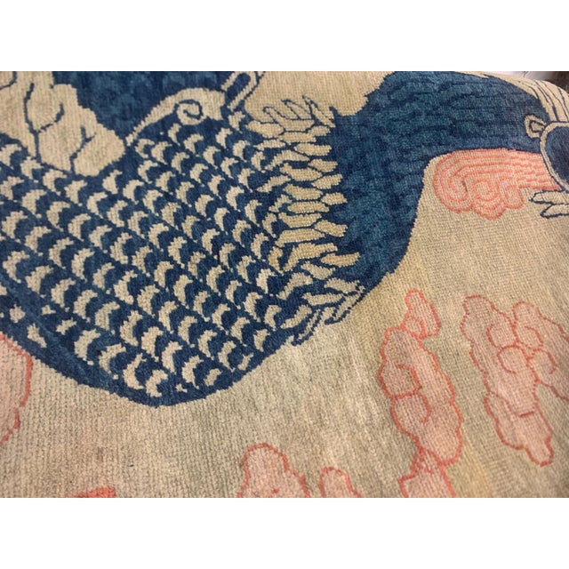 Antique Chinese Dragon and Phoenix Wedding Rug With Double Happiness Symbol 9'2" X 11'8" For Sale - Image 13 of 18