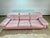 1990s Vintage Postmodern 1990’s Sculptural Pink Leather Sofa For Sale - Image 5 of 12