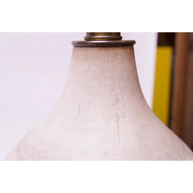 Lee Rosen for Design Technics Oversized Terracotta Table Lamp For Sale - Image 10 of 13