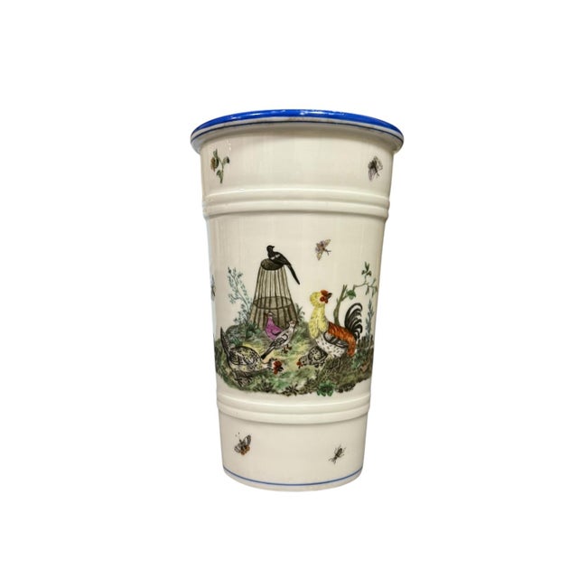 Ceramic Antique Berlin Porcelain Jardinieres from KPM Berlin, 1800s, Set of 2 For Sale - Image 7 of 18