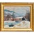 Emile Albert Gruppe 'Mass 1896-1978' “Covered Bridge” Snow Painting For Sale