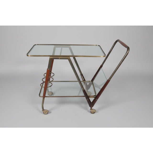 Mid-Century Modern Bar Cart by Cesare Lacca for Cassina, 1950s For Sale - Image 11 of 11