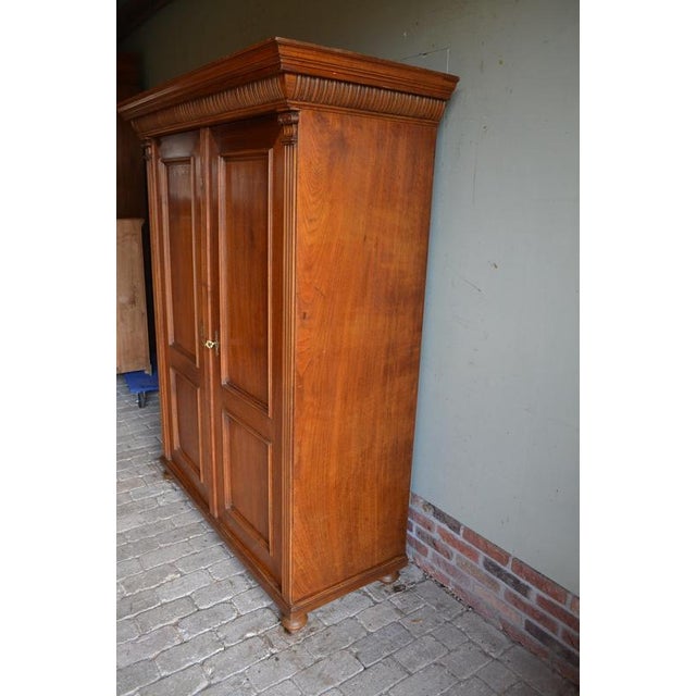 Wood Dutch Cherrywood Cabinet, 1880s For Sale - Image 7 of 10