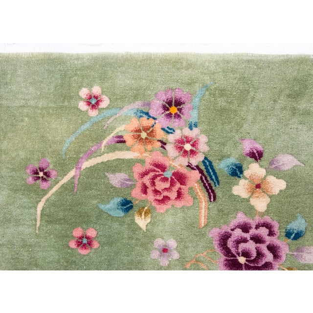 Mid 20th Century Chinese Art Deco Rug For Sale - Image 9 of 12